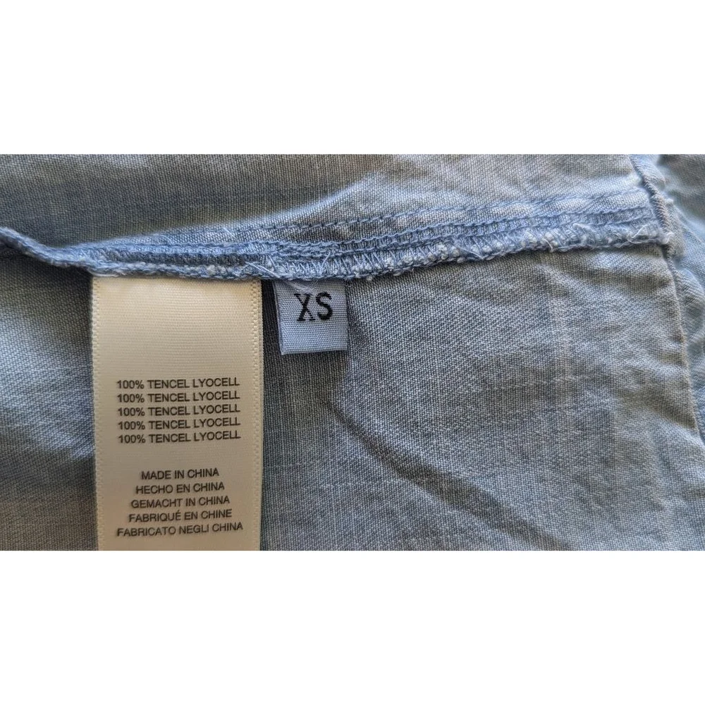 Women's Cloth & Stone Dress XS Light Blue